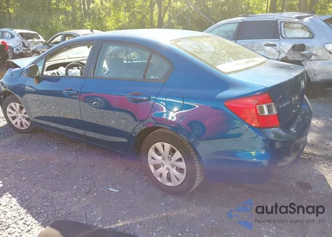 2012 Honda Civic Lx z USA, uszkodzony, nr VIN 2HGFB2F58CH529216